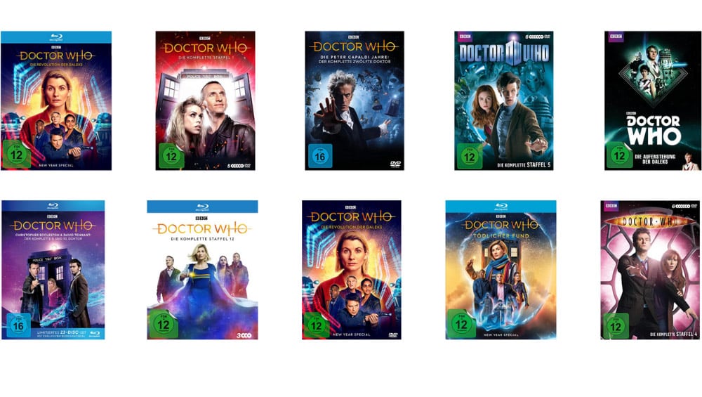 Doctor Who Titel auf Blu-ray & DVD reduziert bei Amazon