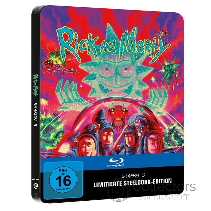 ”Rick and Morty” die komplette fünfte Staffel im Blu-ray Steelbook für 21,99€