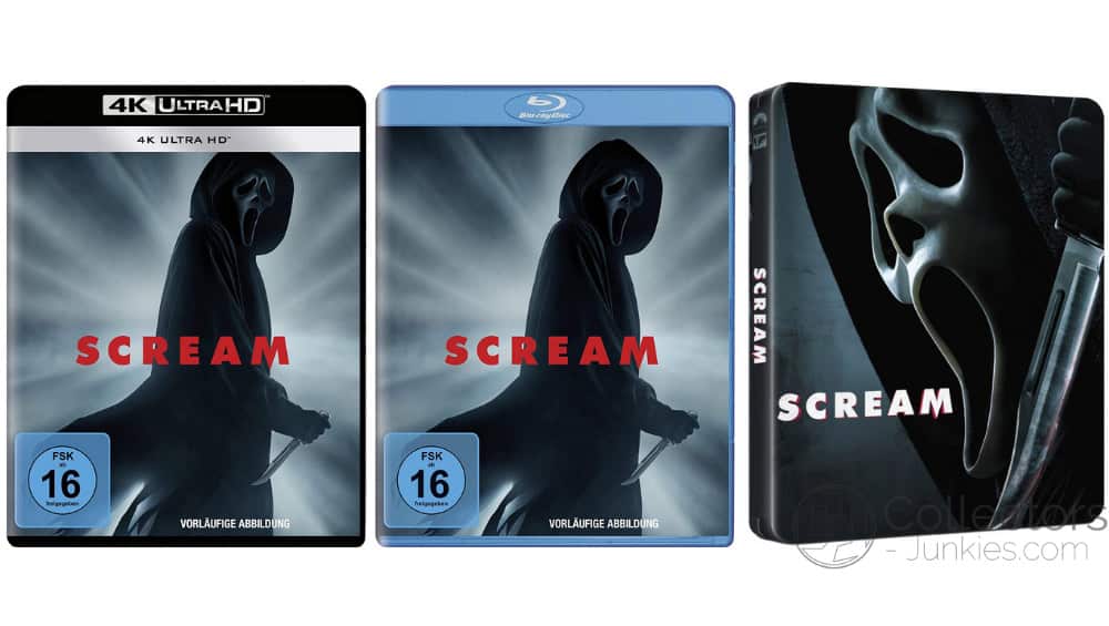 “Scream (2022)” ab 2. Quartal 2022 im 4K Steelbook & als Standard Variante auf 4K UHD, Blu-ray & DVD – Update2