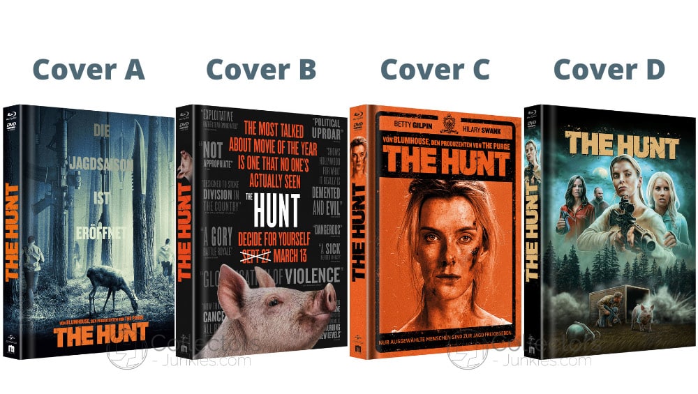 “The Hunt” ab April in 4 Blu-ray Mediabooks