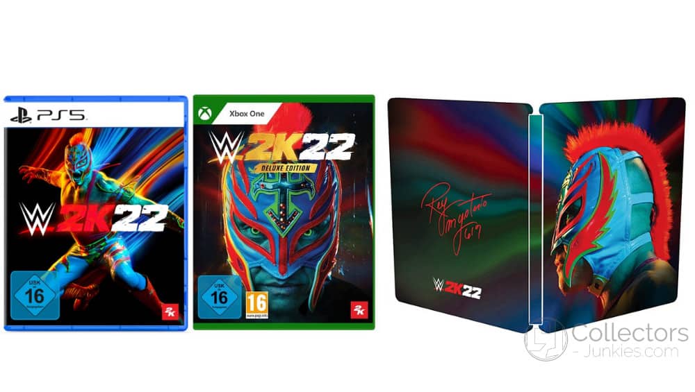 “WWE 2K22” Standard Variante inkl. Steelbook für die PS5 für 25,84€, PS4 für 21,60€ & Xbox Series X für 24,67€