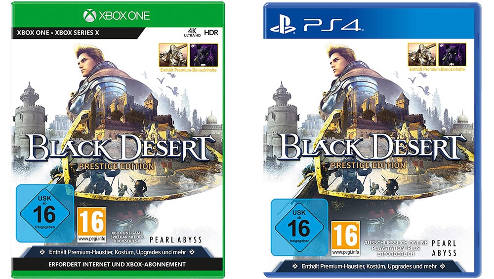 „Black Desert“ Prestige Edition für die Playstation 4 für 16,99€ & Xbox One /Series X für 12,95€