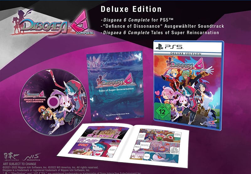 „Disgaea 6 Complete“ als Deluxe Edition für die Playstation 5/4 für je 20€