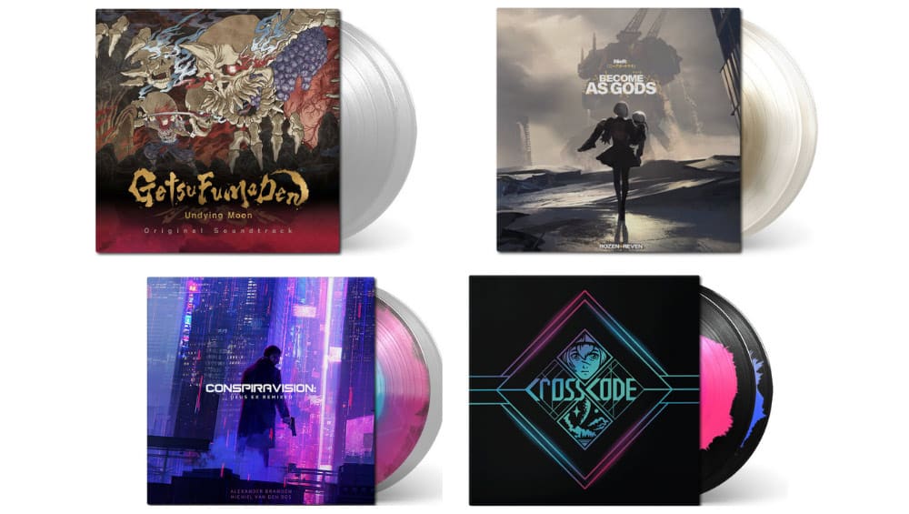 “GetsuFuma Den: Undying Moon”, “NieR: Become as Gods”, “CrossCode ” & “Conspiravision: Deus Ex Remixed” ab 2022 auf Vinyl