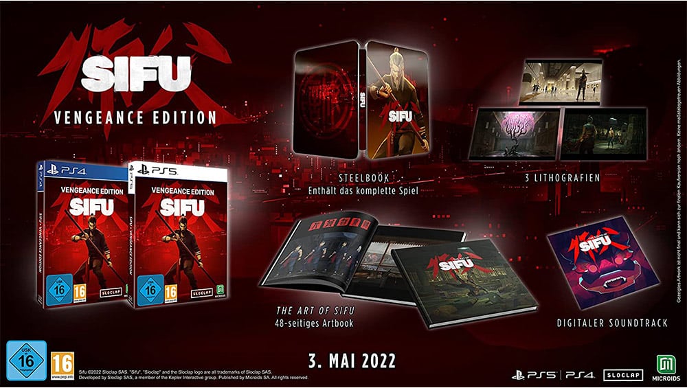 “SIFU” Vengeance Edition für die Playstation 5 für 28,04€