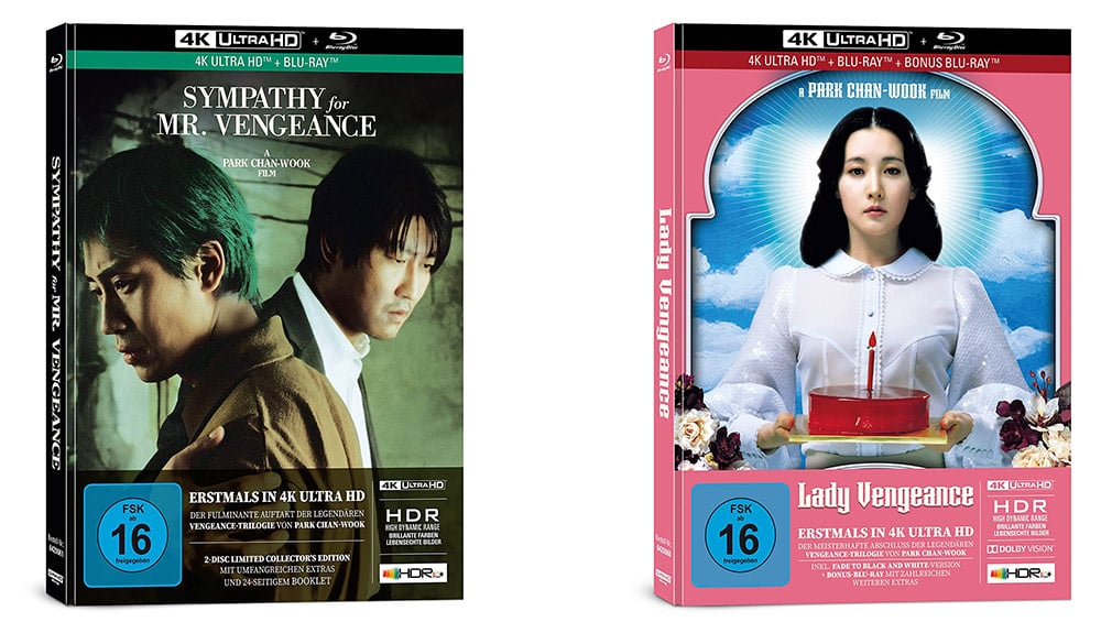 “Sympathy for Mr. Vengeance” im 4K Mediabook für 22,97€ & “Lady Vengeance” 4K Mediabook für 26,97€