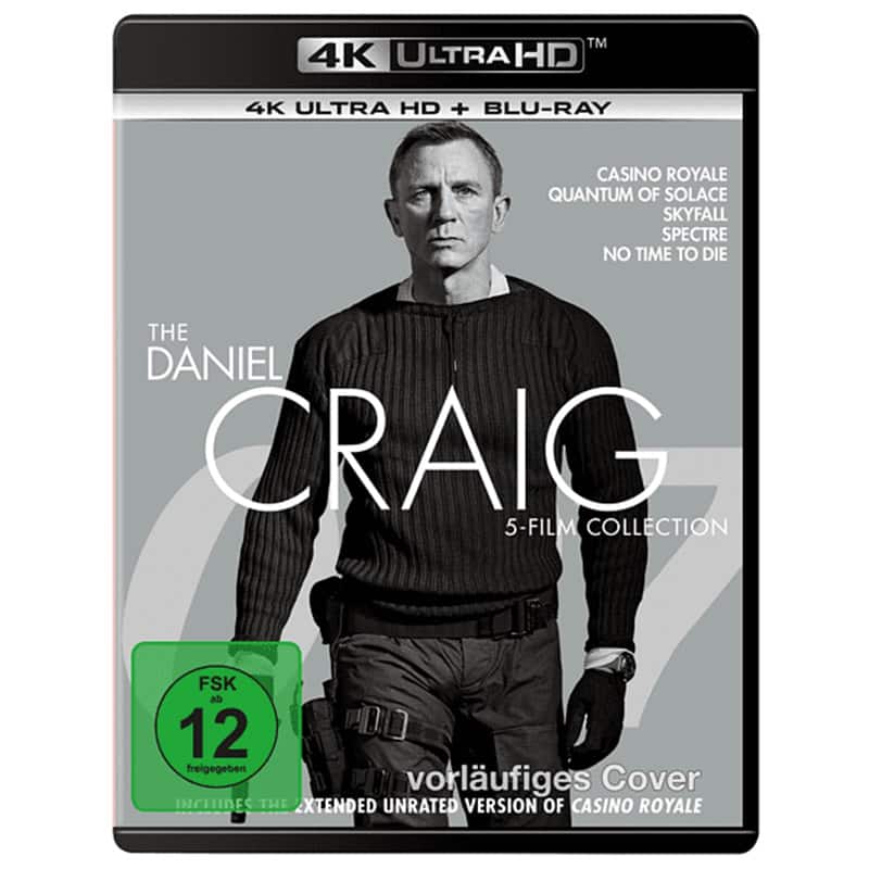 James Bond “Daniel Craig 5-Movie-Collection” ab April auf 4K UHD, Blu-ray & DVD – Update3