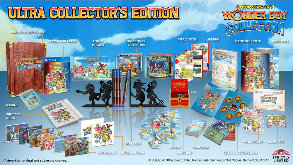 Wonder Boy Collection" für die Playstation 4 & Nintendo Switch