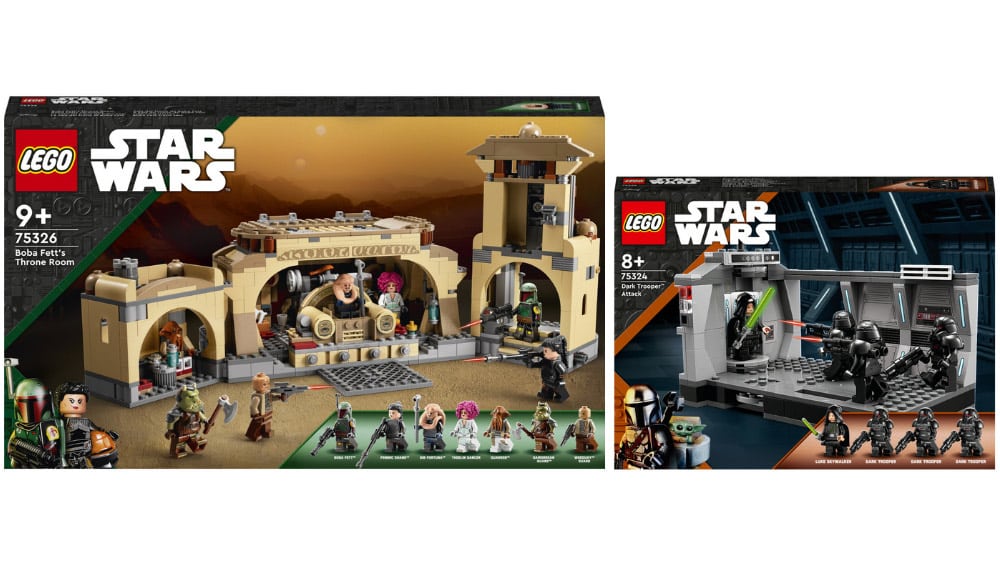 LEGO Star Wars “Angriff der Dark Trooper” & “Boba Fetts Thronsaal” Bauset ab 01. März 2022 – Update