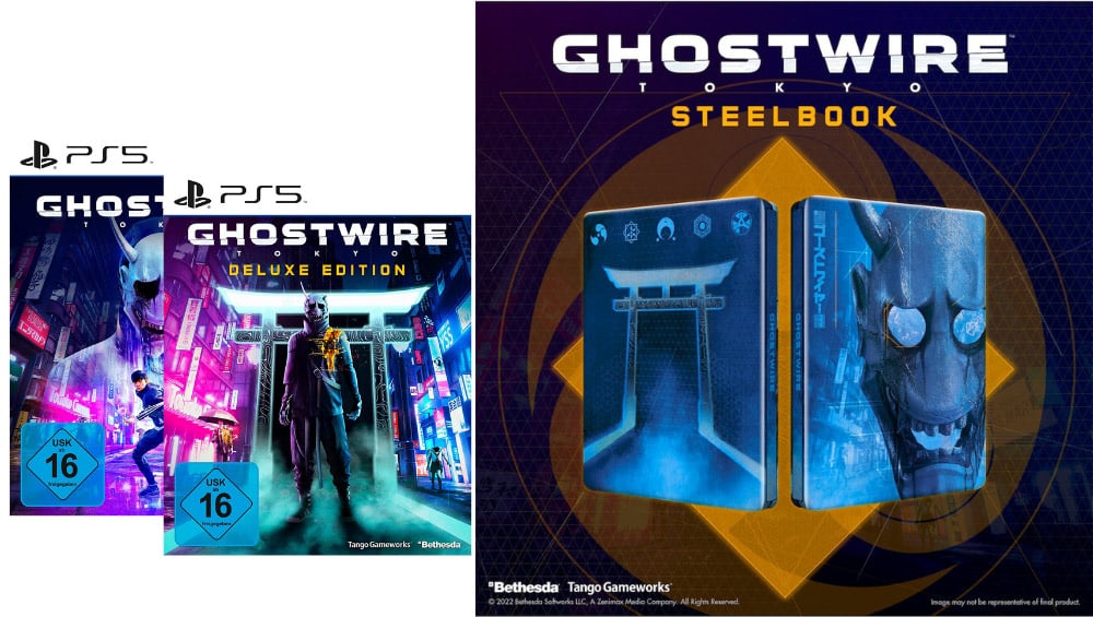 “GhostWire: Tokyo” ab März 2022 als Deluxe Edition, Steelbook Edition & Standard Variante für PS5 & PC – Update2