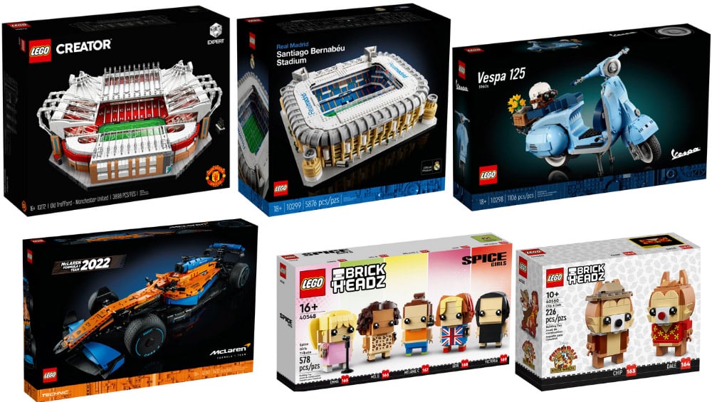 Neue LEGO Sets ab heute Verfügbar – unter anderem: Real Madrid – Santiago Bernabéu Stadion