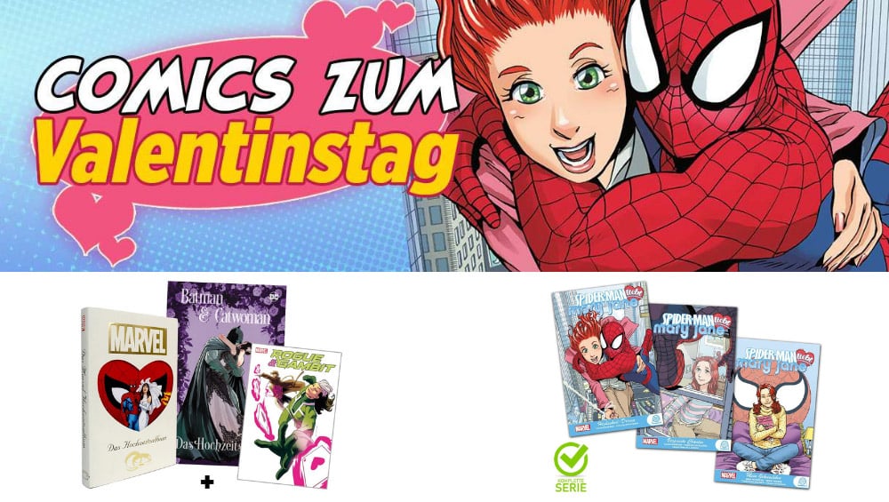 Comics zum Valentinstag bei Panini mit Bundle Angeboten – Superhelden-Love-Bundle für 71,99€