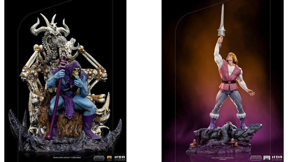Masters of the Universe “Prince Adam” & “Skeletor” 1/10 Art Scale Statue von Iron Studios | ab 1. Quartal 2023