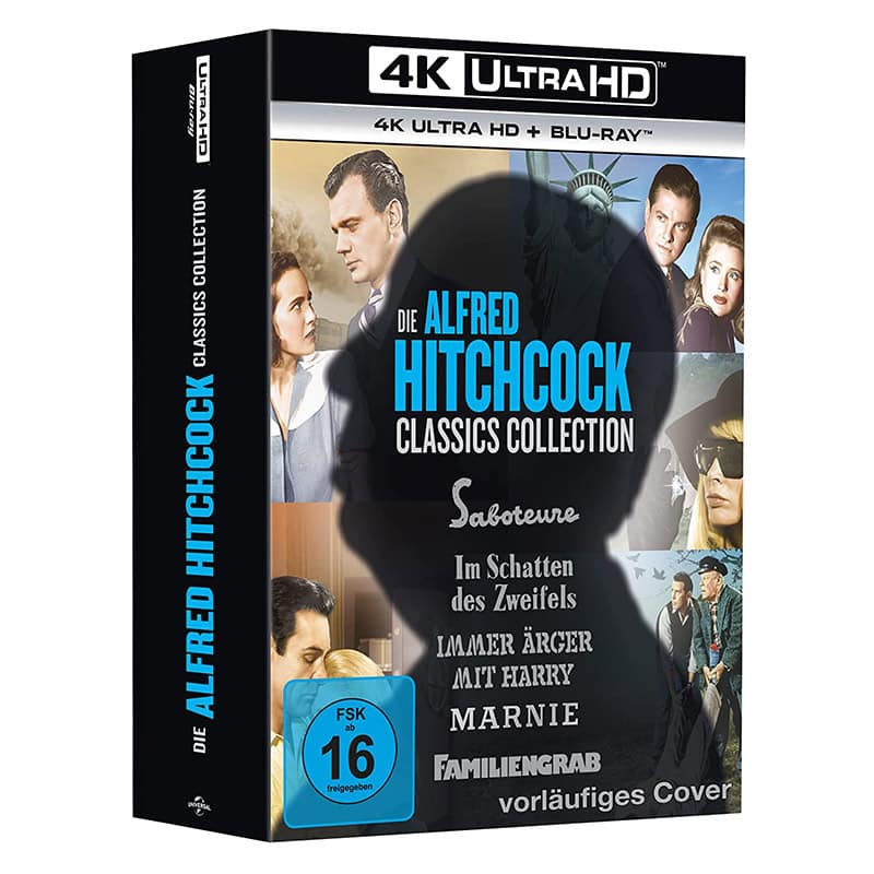 “Alfred Hitchcock Classics Collection Vol. 2” auf 4K UHD für 51,07€