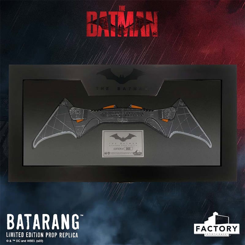 The Batman “Batarang” 1/1 Replik von Factory Entertainment | ab August 2022 – Update