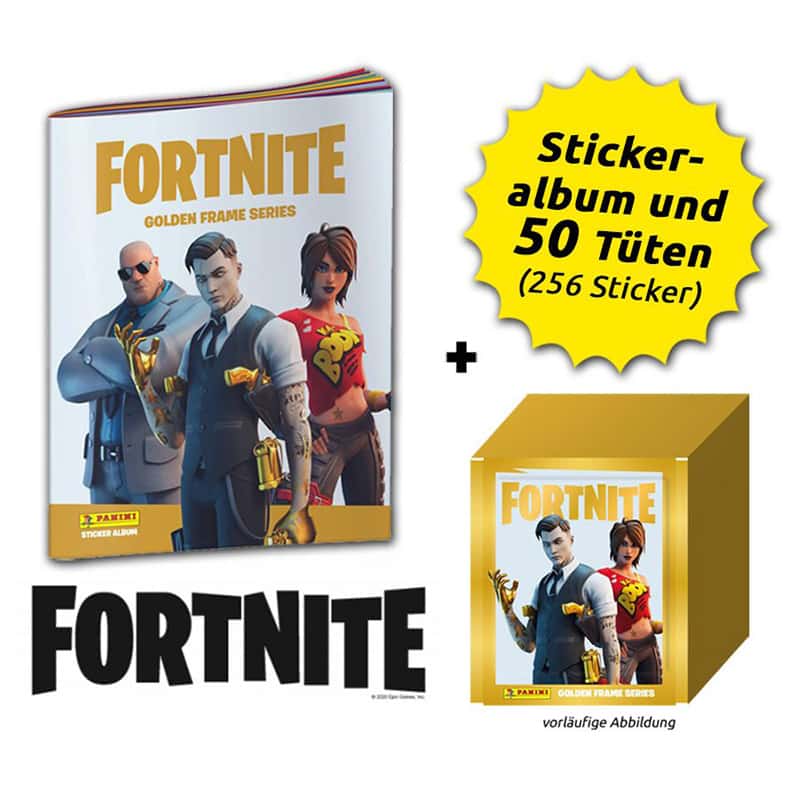„Fortnite – Golden Frame Series Sticker“ ab sofort verfügbar