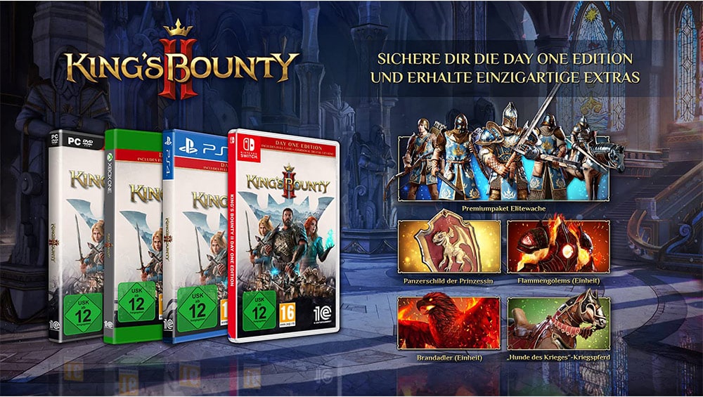 „King’s Bounty II“ Day One Edition für die Playstation 4 & Nintendo Switch für je 27,99€ | PC für 19,99€