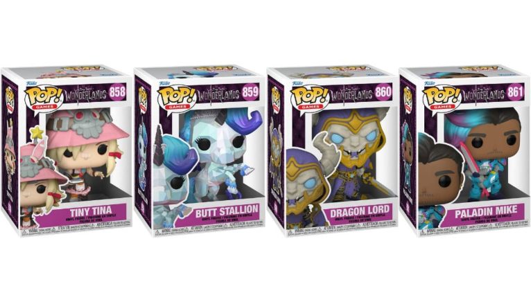4 Funko POP! Figuren aus dem Spiel „Tiny Tina’s Wonderland“ ab April 2022