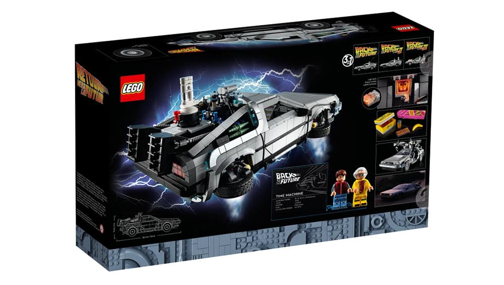LEGO Zurück in die Zukunft: Zeitmaschine (DeLorean) Bauset #10300