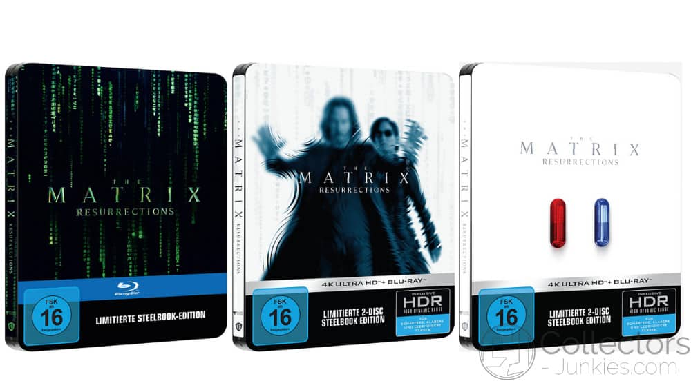 “Matrix Resurrections” in 3 Steelbook Editionen und auf 4K UHD, Blu-ray & DVD | ab 2. Quartal 2022 (DE/IT/UK/FR) – Update3
