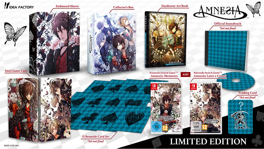 “Amnesia: Memories & Amnesia: Later x Crowd” ab September 2022 als Day One Edition & Limited Edition für Nintendo Switch