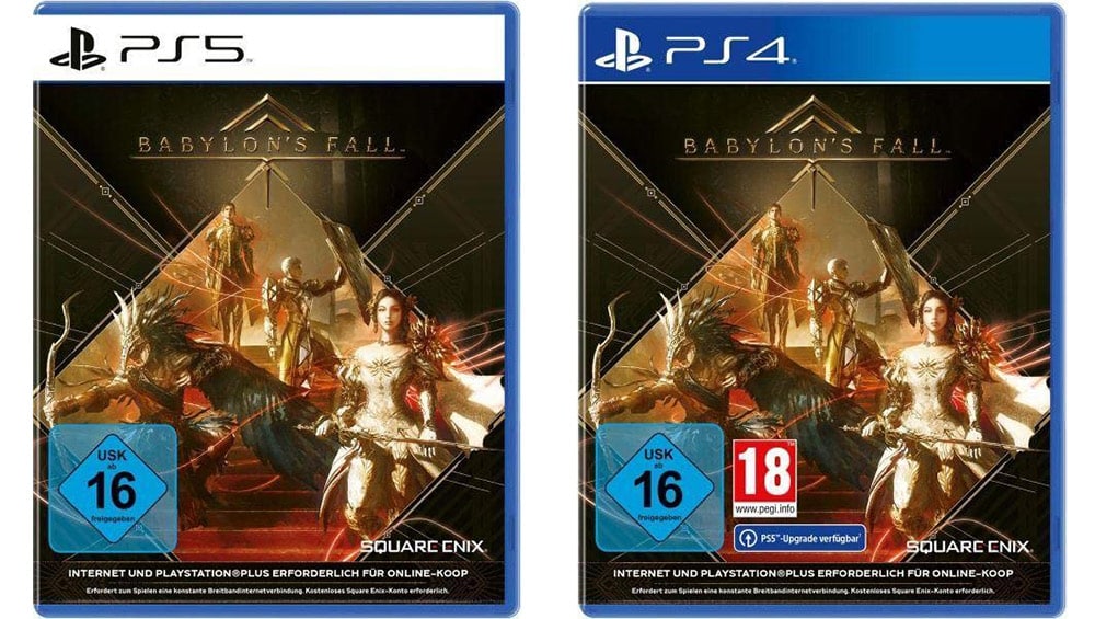 “Babylon’s Fall” Standard Variante für die Playstation 5/4 für je 19,99€