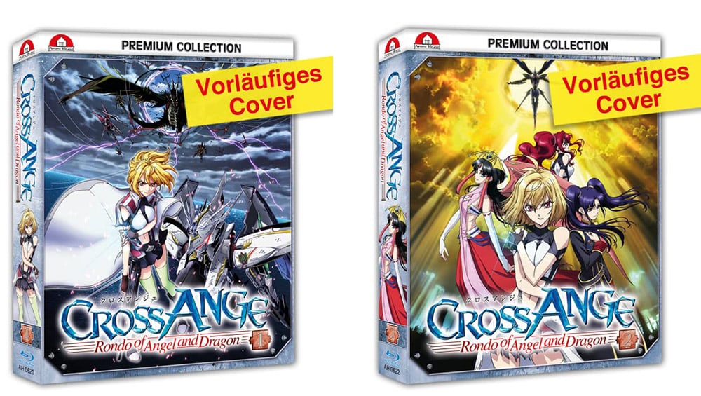 “Cross Ange: Rondo of Angel and Dragon” Gesamtausgabe Blu-ray Premium Box 1 & 2 ab 3. Quartal 2022 – Update2