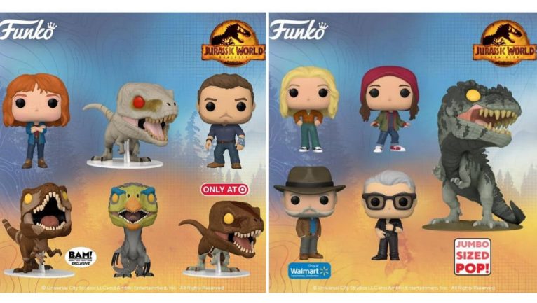 „Jurassic World: Dominion“ 11 Funko Pop Figuren ab 3. Quartal 2022