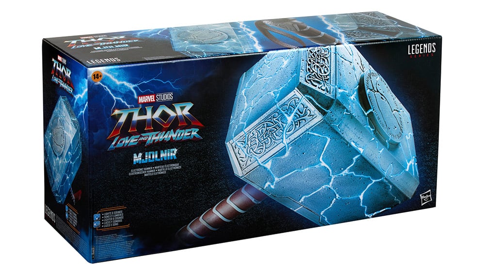 Thor: Love And Thunder – Mjolnir Electronic Premium Hammer aus Hasbros Marvel Legends Series – Update