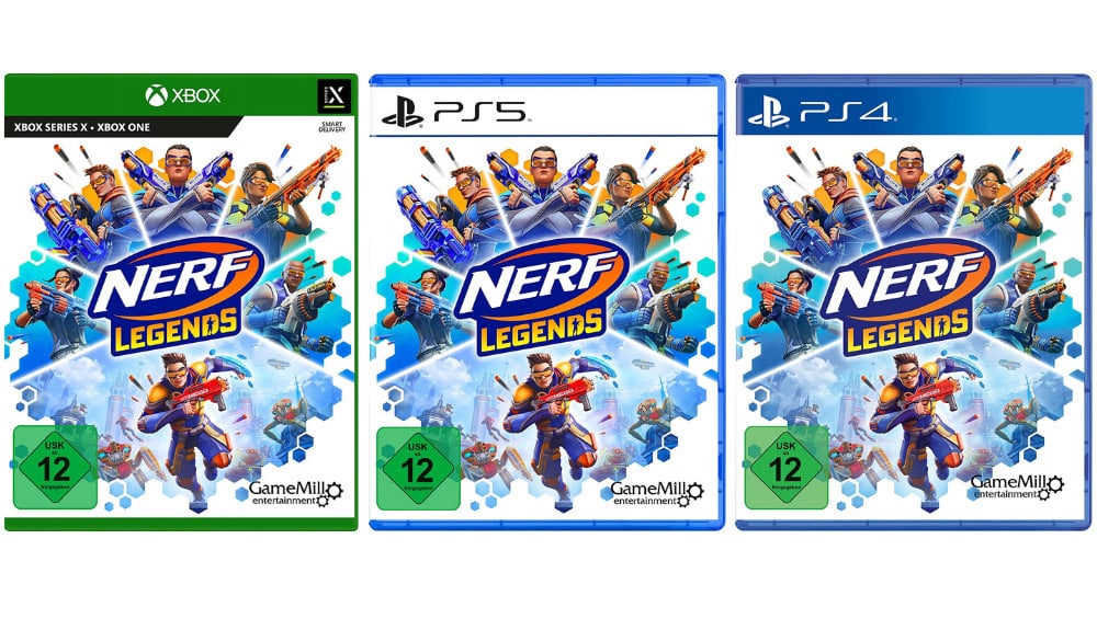 “Nerf Legends” für die Playstation 5/4 & Xbox Series X/ One für je 15€