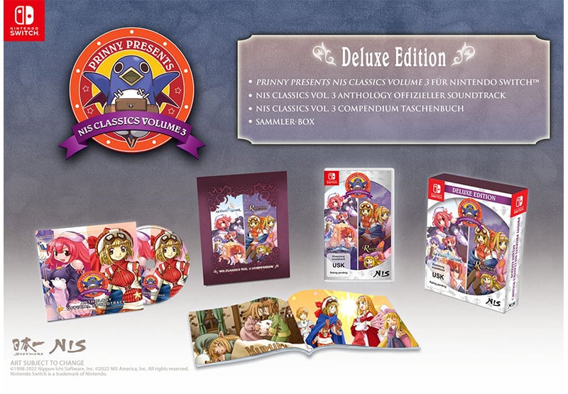 “Prinny Presents NIS Classics Vol. 3” ab August 2022 als Deluxe Edition & Limited Edition – Update