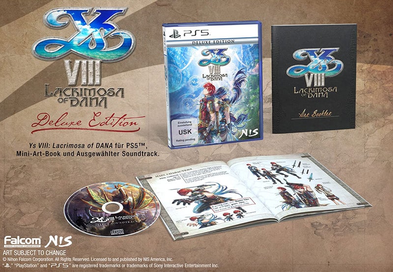 “Ys VIII Lacrimosa of DANA” ab November 2022 als Limited & Deluxe Edition für die Playstation 5 – Update