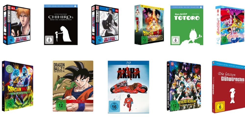 3 für 2 Anime Aktion (Blu-ray und DVD) – Auswahl aus über 1000 Titeln – Aktion endet bald
