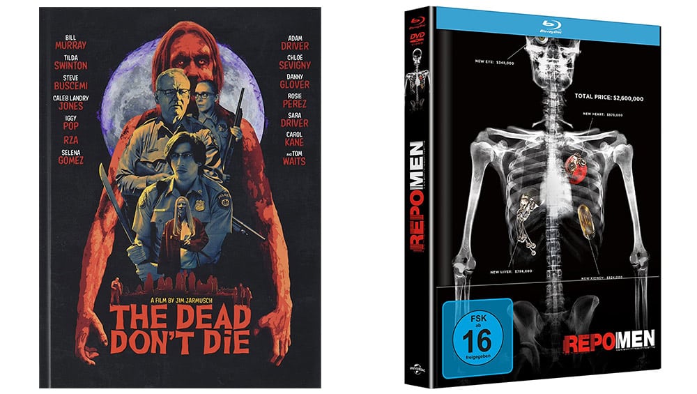 “The Dead Don’t Die” Blu-ray Mediabook Cover B für 24,78€ “Repo Men” Blu-ray Mediabook Cover A für 25,98€