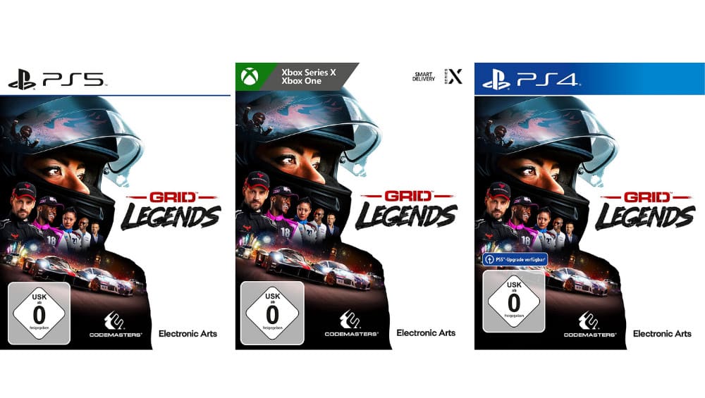 “Grid Legends” für die Playstation 5/4 & Xbox Series X/ One für je 39,99€