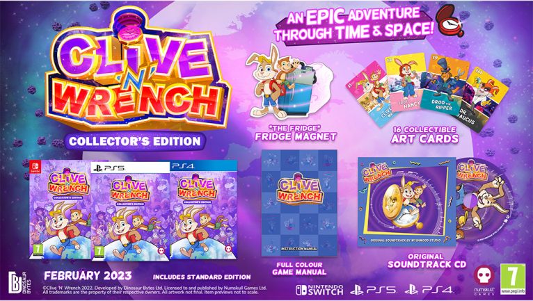 „Clive n Wrench“ als Collectors Edition & Standard Variante ab Februar 2023 – Update2