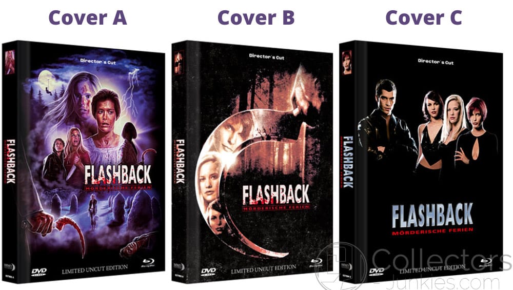 “Flashback – Mörderische Ferien” ab Juli 2022 in 3 Blu-ray Mediabooks – Update2