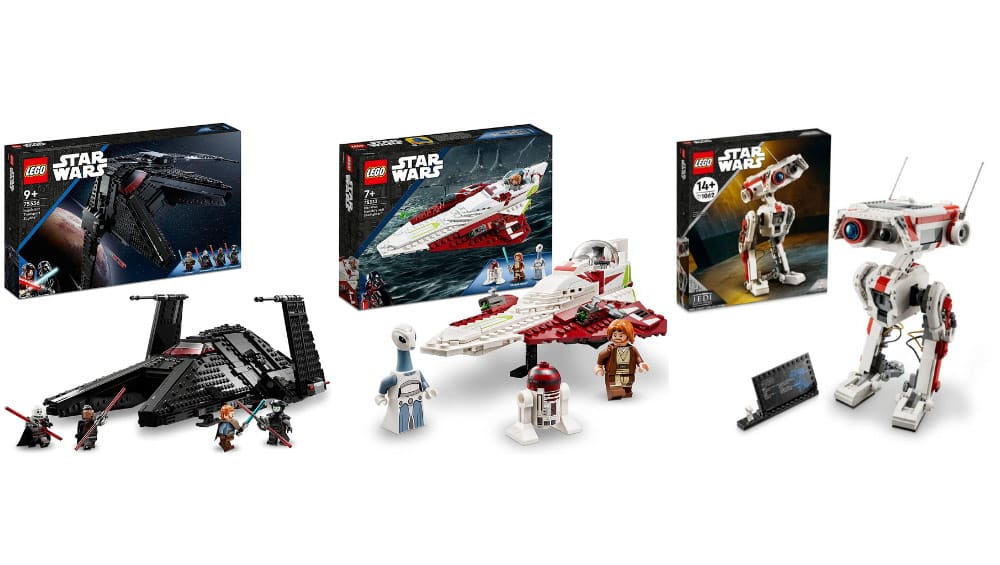 LEGO Obi-Wan Kenobis Jedi Starfighter #75333, Die Scythe – Transportschiff des Großinquisitors #75336 & BD-1 #75335 ab August 2022 – Update