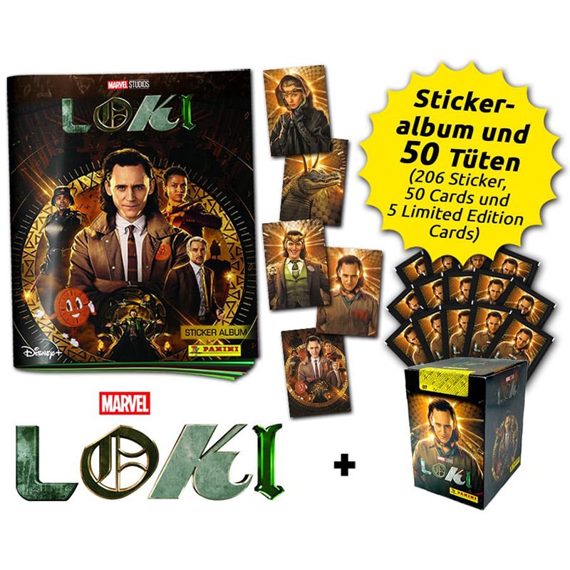 Loki – Sticker & Cards Bundles ab sofort bei Panini