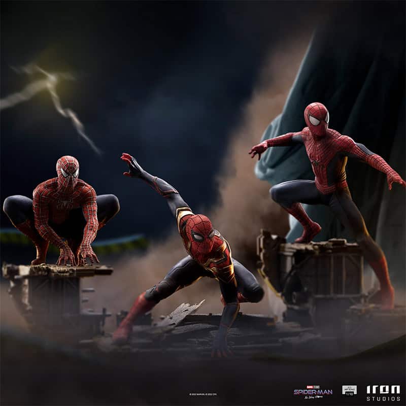 Spider-Man: No Way Home: Spider-Man (Peter #1, #2 & #3) Statuen ab 2. Quartal 2023 von Iron Studios