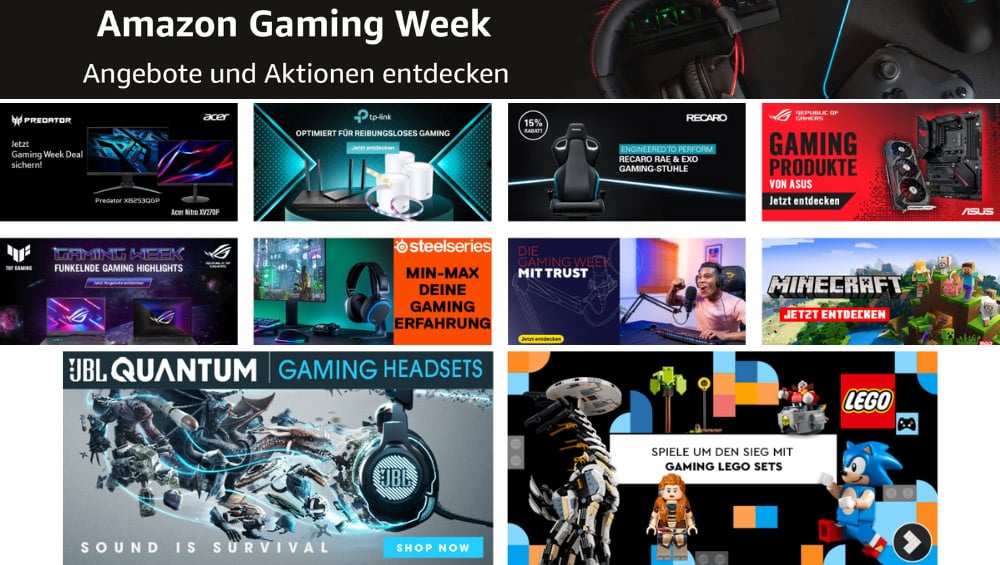 Amazon Gaming Week mit diversen Angeboten & Aktionen