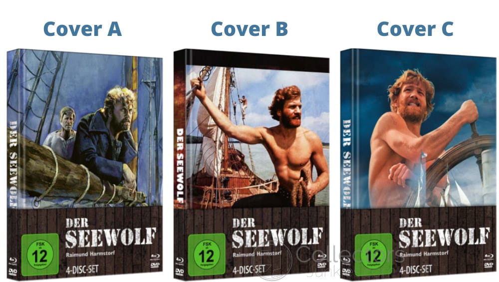 „Der Seewolf“ ab Juli 2022 in 3 Blu-ray Mediabooks – Update2