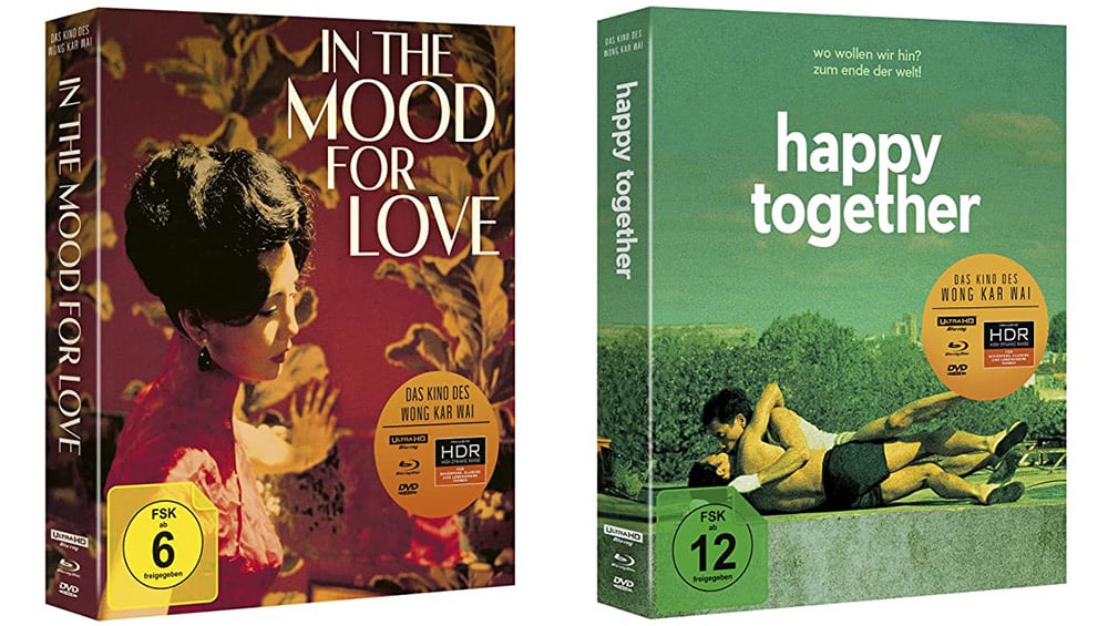 “In the Mood for Love” & “Happy Together” in der 4K Special Edition für je 24,97€