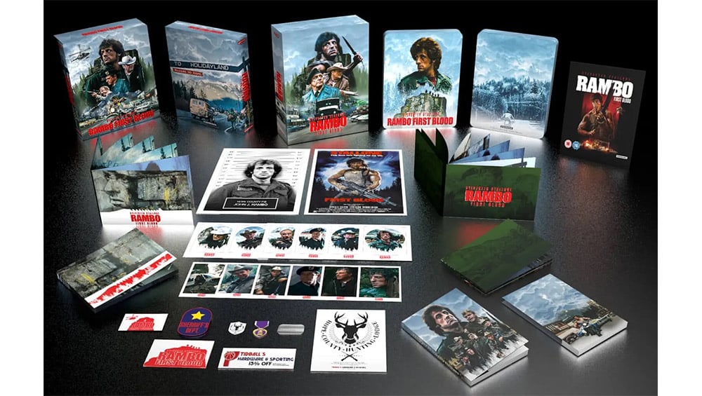 “Rambo: First Blood” ab 2022 als 4K Collectors Edition, Slipcase Edition & Steelbook Edition (UK)