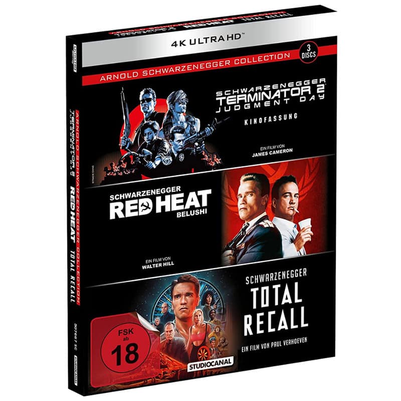 „Arnold Schwarzenegger Collection“ ab Juli 2022 auf Blu-ray & 4K UHD – Update