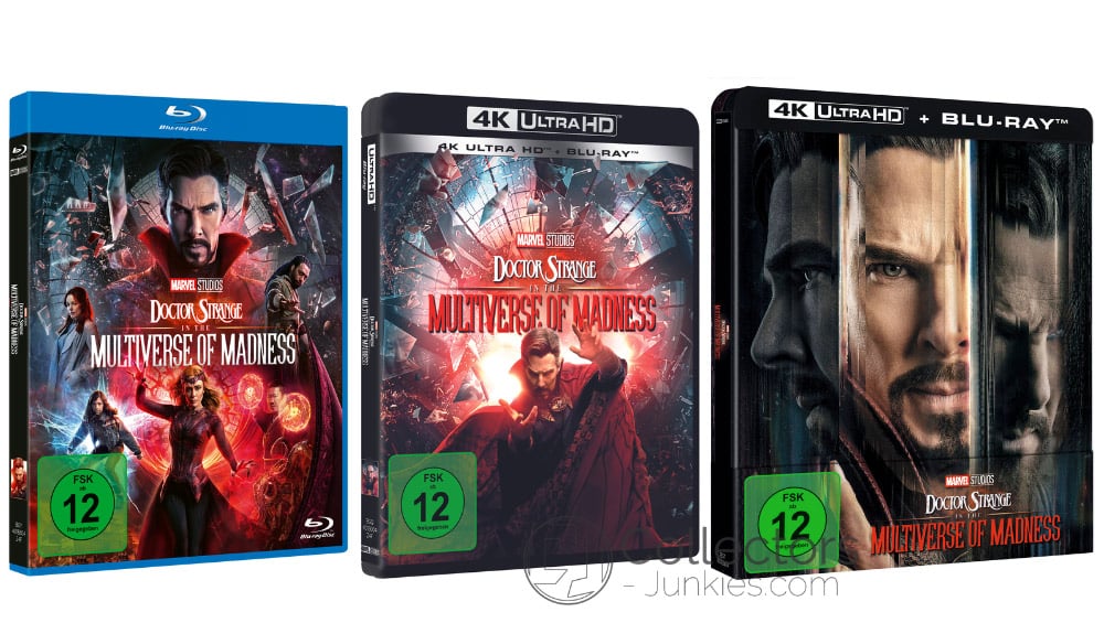 „Doctor Strange in the Multiverse of Madness“ im 4K Steelbook & Standard Varianten | 4K/3D/2D Steelbook Japan- Update6