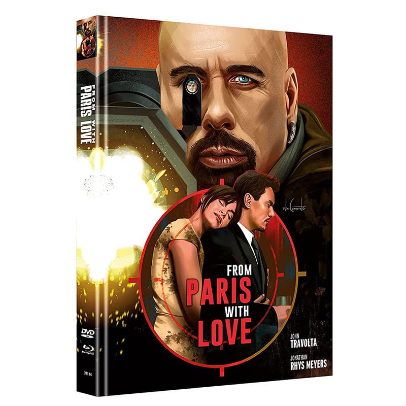 “From Paris with Love” im Blu-ray Mediabook Cover B für 18,58€