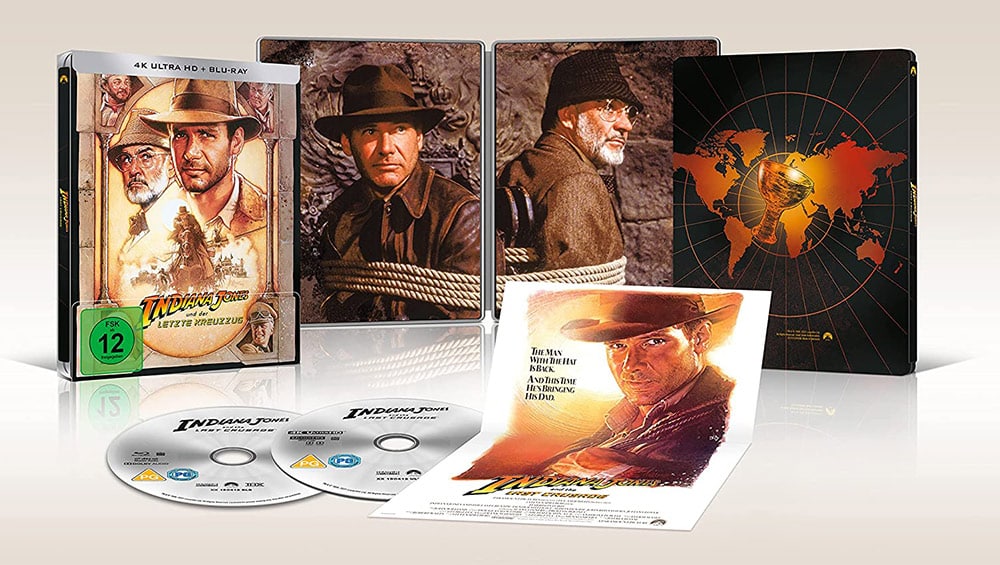 „Indiana Jones und der letzte Kreuzzug“ im 4K Steelbook für 14,99€