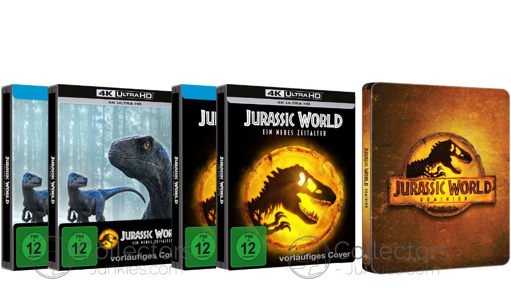 “Jurassic World: Ein neues Zeitalter” ab August 2022 im 4K Steelbook, HD Steelbook & weiteren Varianten – Update6