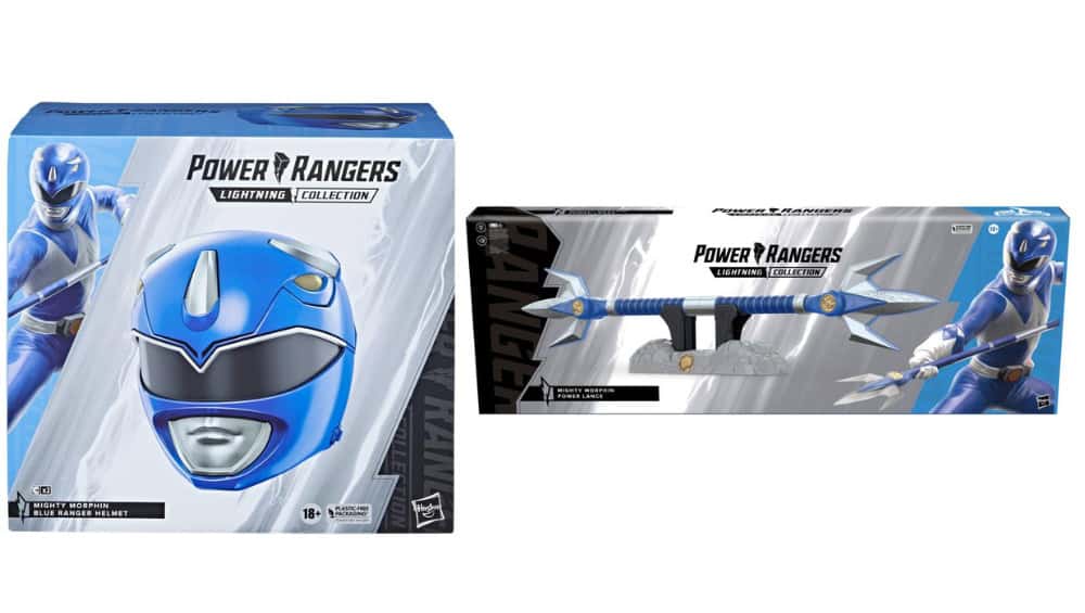 Power Rangers “Blue Ranger Helm” & “Blue Ranger Power Lance” ab 4. Quartal 2022 von Hasbro